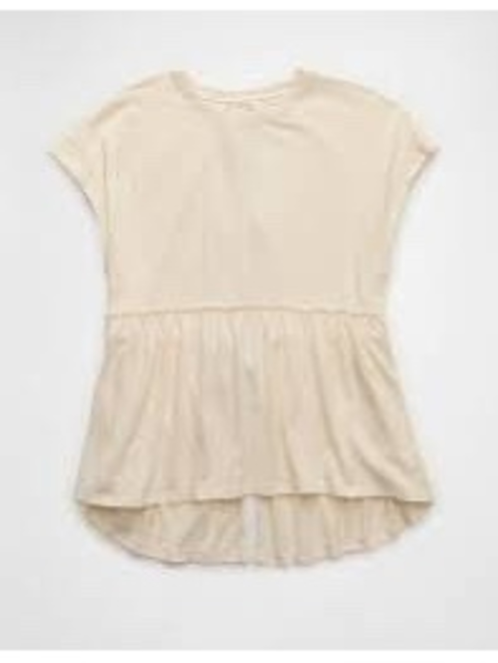AE Sunchaser Knit Tie Back Babydoll T-Shirt XS